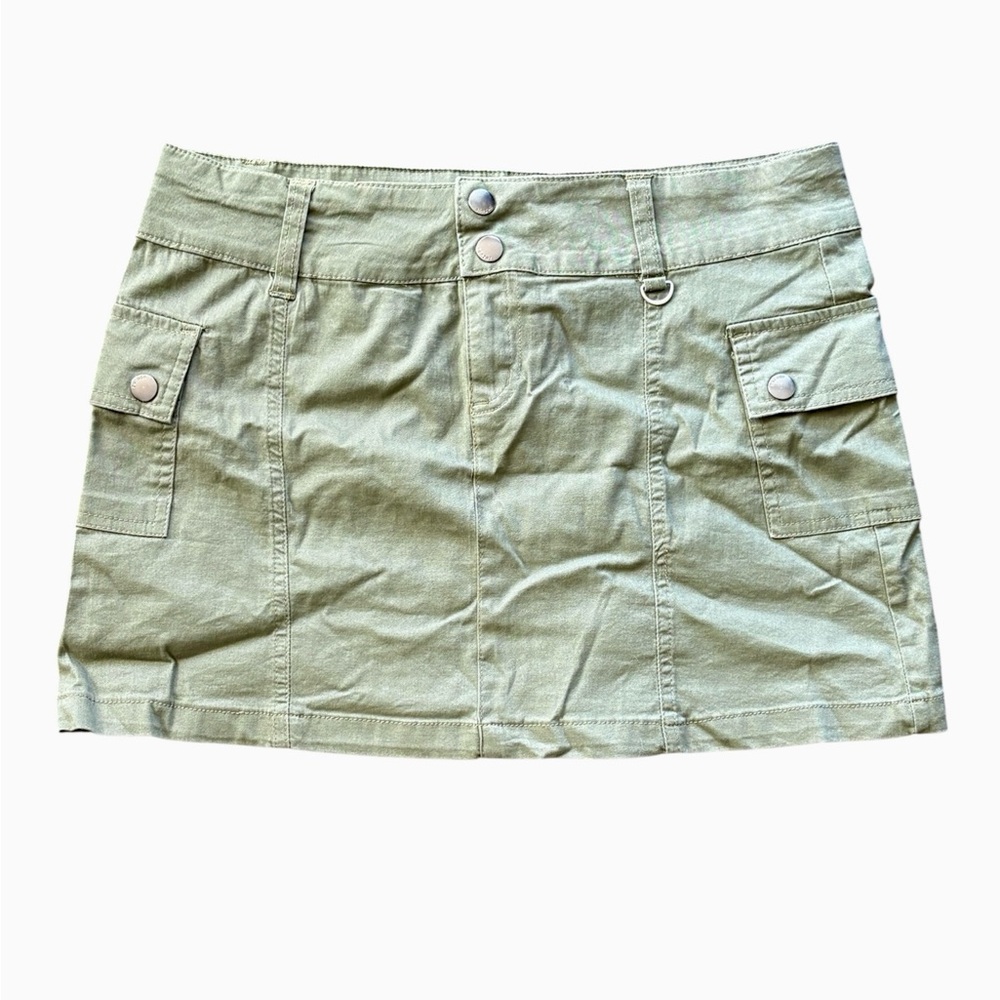 Streetwear Society Khaki Mini Skirt Small